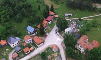 Поглед на центар Шиткова из ваздуха (Фото: Љубо Новковић)