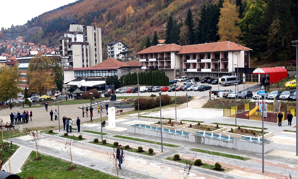 Центар  дешавања у време манифестације - Трг војводе Петра Бојовића
