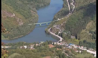 Доња Бистрица и мост на прузи Београд-бар (Фото: А. Главоњић)