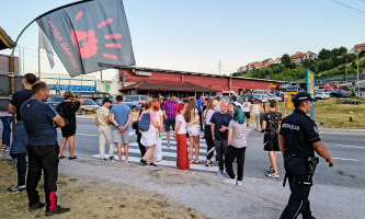 Протест трајао два сата (Фото: Ж. Дулановић)