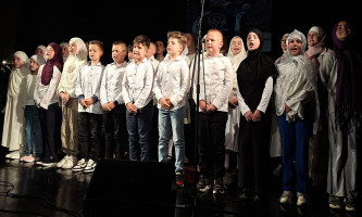 Измамили аплаузе-Хор полазника Мектеба у Новој Вароши (Фотоси: Р. Поповић)