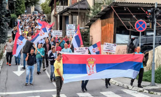 Протестна шетња 13. септембра (Фото: Ж. Дулановић)